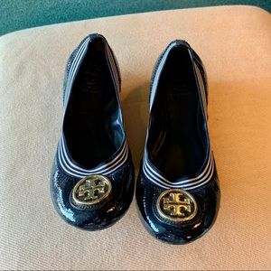 Tory Burch Navy Flats